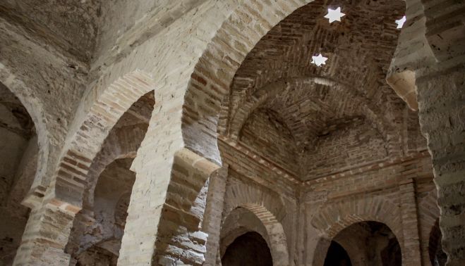 Interior del Alcázar de Jerez.